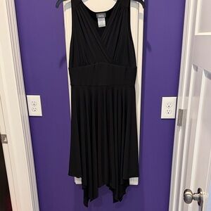 Dress Barn Black Asymmetrical Dress